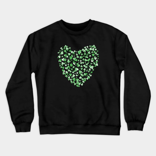 Hearts Crewneck Sweatshirt by ninoladesign